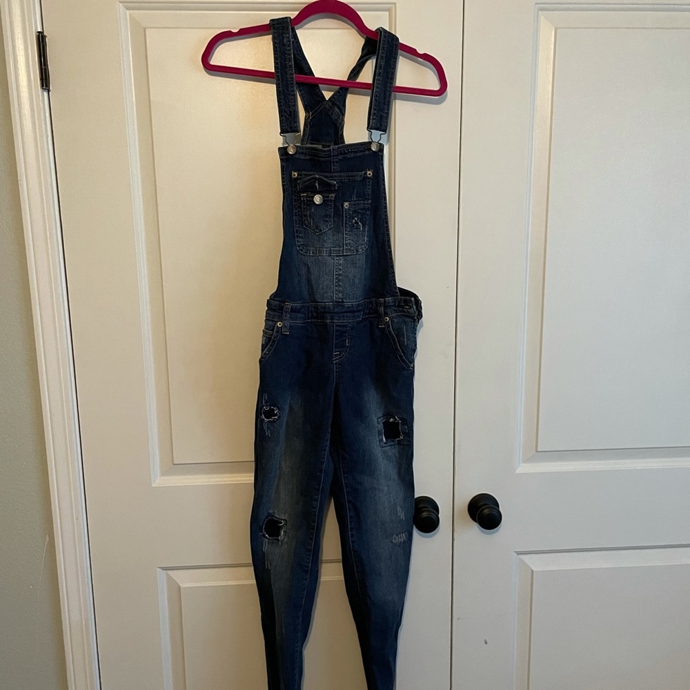 Denim overalls